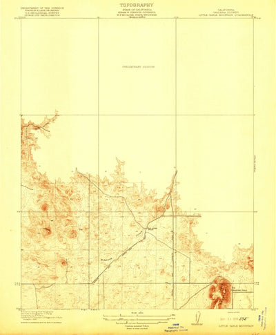 United States Geological Survey Little Table Mountain, CA (1919, 31680-Scale) digital map