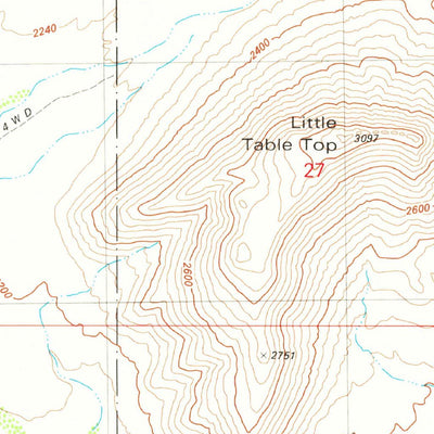United States Geological Survey Little Table Top, AZ (1981, 24000-Scale) digital map
