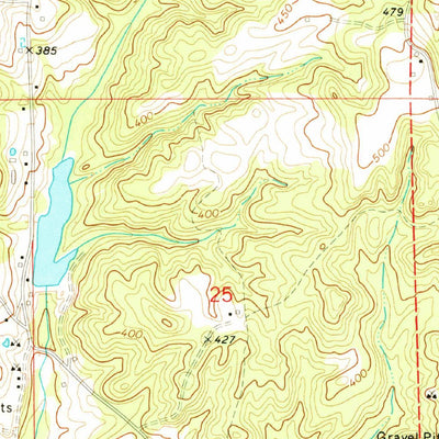 United States Geological Survey Little Texas, AL (1971, 24000-Scale) digital map