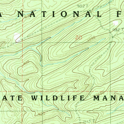 United States Geological Survey Little Texas, AR (1985, 24000-Scale) digital map
