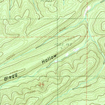 United States Geological Survey Little Texas, AR (1985, 24000-Scale) digital map