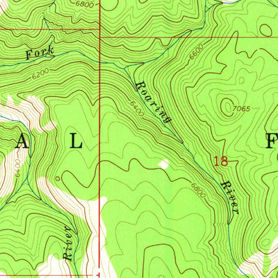United States Geological Survey Little Trinity Lake, ID (1964, 24000-Scale) digital map