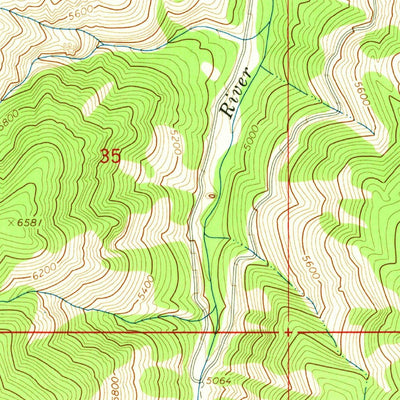 United States Geological Survey Little Trinity Lake, ID (1964, 24000-Scale) digital map