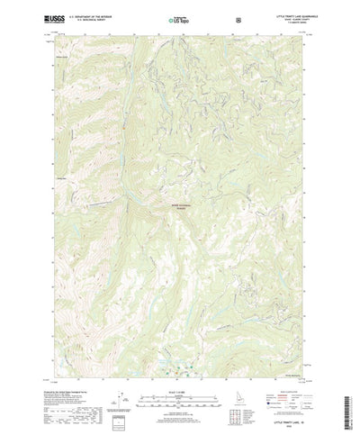 United States Geological Survey Little Trinity Lake, ID (2020, 24000-Scale) digital map