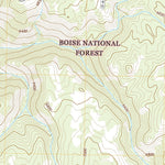 United States Geological Survey Little Trinity Lake, ID (2020, 24000-Scale) digital map
