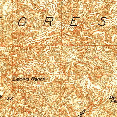 United States Geological Survey Little Tujunga, CA (1934, 24000-Scale) digital map