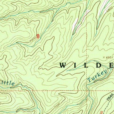United States Geological Survey Little Turkey Park, NM (1999, 24000-Scale) digital map