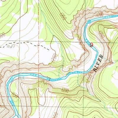 United States Geological Survey Little Valley, CA (1983, 24000-Scale) digital map