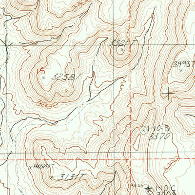 United States Geological Survey Little Valley, OR (1990, 24000-Scale) digital map