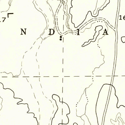 United States Geological Survey Little White House Ruins, AZ (1955, 24000-Scale) digital map