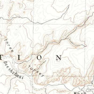 United States Geological Survey Little White House Ruins, AZ (1982, 24000-Scale) digital map