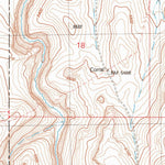 United States Geological Survey Little Whitehorse Creek, OR (1981, 24000-Scale) digital map
