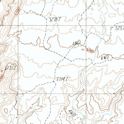 United States Geological Survey Little Wild Horse Mesa, UT (1988, 24000-Scale) digital map