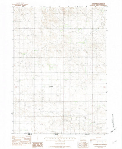 United States Geological Survey Littleburg, SD (1982, 24000-Scale) digital map