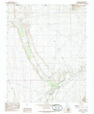 United States Geological Survey Littlefield, AZ-UT (1985, 24000-Scale) digital map