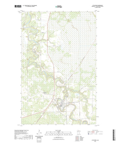 United States Geological Survey Littlefork, MN (2022, 24000-Scale) digital map
