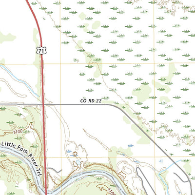 United States Geological Survey Littlefork, MN (2022, 24000-Scale) digital map