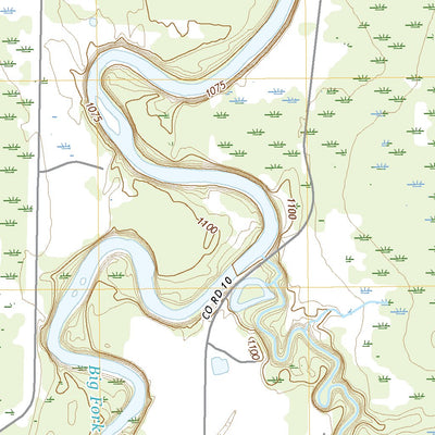 United States Geological Survey Littlefork NW, MN (2022, 24000-Scale) digital map