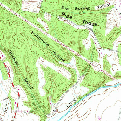 United States Geological Survey Littlelot, TN (1952, 24000-Scale) digital map