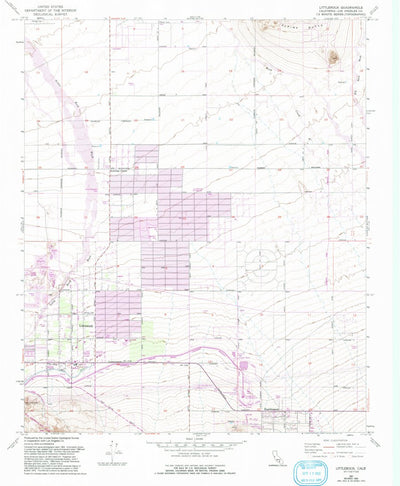 United States Geological Survey Littlerock, CA (1957, 24000-Scale) digital map