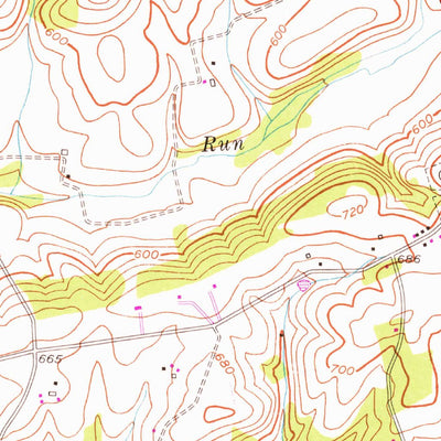 United States Geological Survey Littlestown, PA-MD (1953, 24000-Scale) digital map