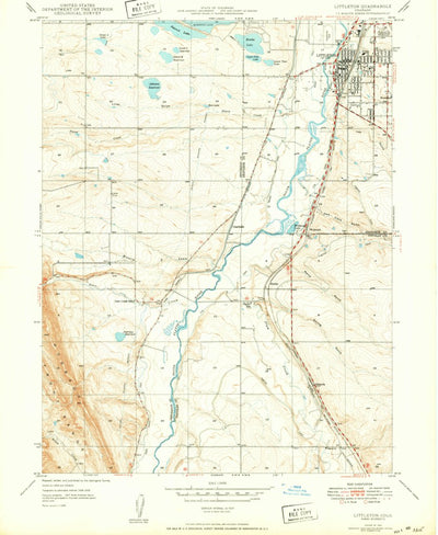 United States Geological Survey Littleton, CO (1942, 24000-Scale) digital map