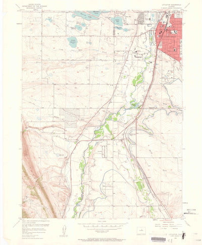 United States Geological Survey Littleton, CO (1957, 24000-Scale) digital map