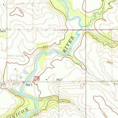 United States Geological Survey Littleton, IA (1971, 24000-Scale) digital map