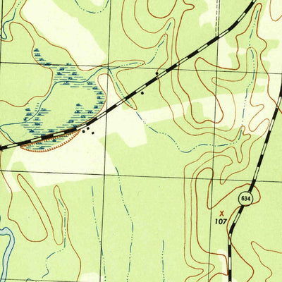 United States Geological Survey Littleton, VA (1943, 31680-Scale) digital map
