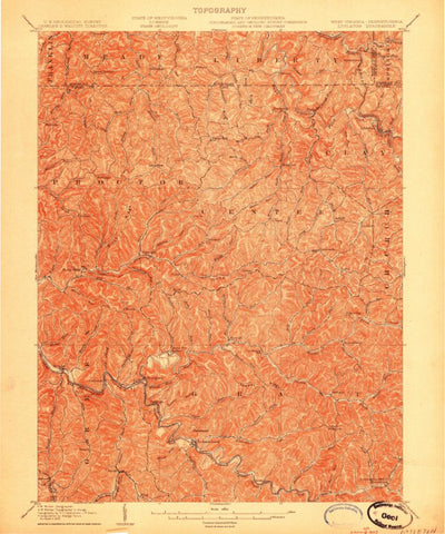 United States Geological Survey Littleton, WV-PA (1903, 62500-Scale) digital map