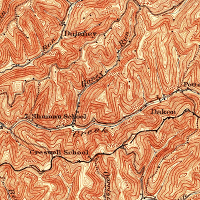 United States Geological Survey Littleton, WV-PA (1926, 62500-Scale) digital map
