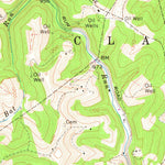 United States Geological Survey Littleton, WV-PA (1960, 24000-Scale) digital map
