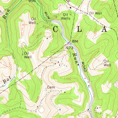 United States Geological Survey Littleton, WV-PA (1960, 24000-Scale) digital map