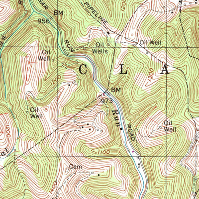 United States Geological Survey Littleton, WV-PA (1998, 24000-Scale) digital map