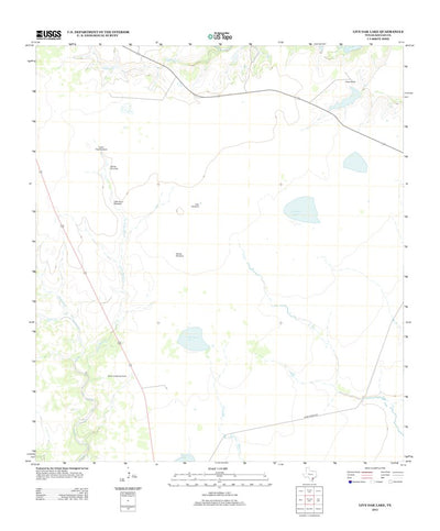 United States Geological Survey Live Oak Lake, TX (2013, 24000-Scale) digital map