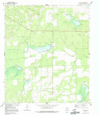 United States Geological Survey Live Oak, TX (1970, 24000-Scale) digital map