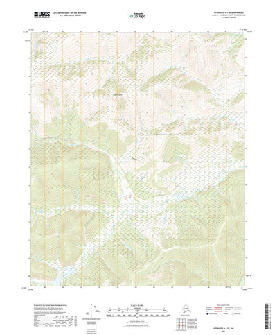 United States Geological Survey Livengood A-1 SE, AK (2021, 25000-Scale) digital map