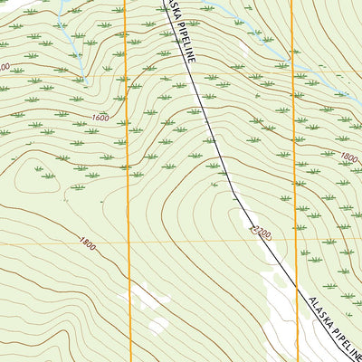 United States Geological Survey Livengood A-3 NE, AK (2021, 25000-Scale) digital map