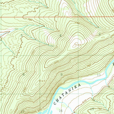 United States Geological Survey Livengood A-4, AK (1951, 63360-Scale) digital map