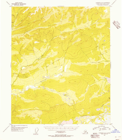 United States Geological Survey Livengood A-6, AK (1952, 63360-Scale) digital map