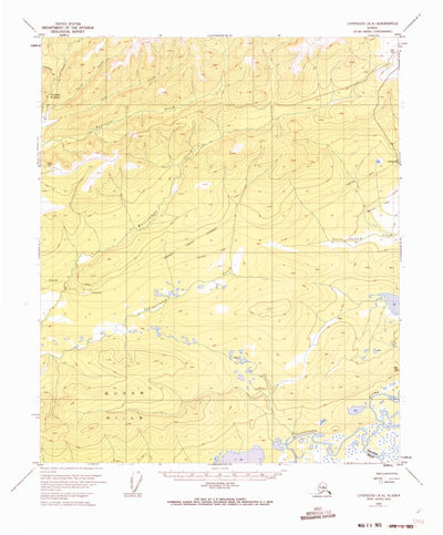 United States Geological Survey Livengood A-6, AK (1953, 63360-Scale) digital map