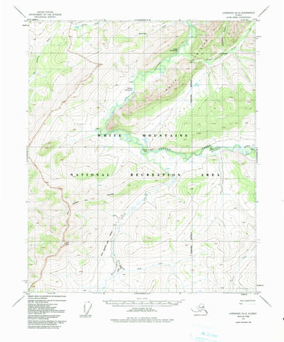 United States Geological Survey Livengood B-2, AK (1951, 63360-Scale) digital map