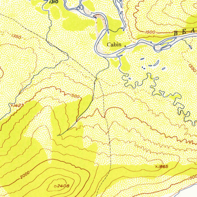 United States Geological Survey Livengood B-2, AK (1954, 63360-Scale) digital map