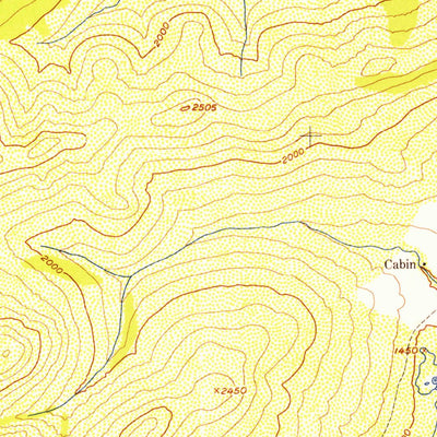 United States Geological Survey Livengood B-2, AK (1954, 63360-Scale) digital map
