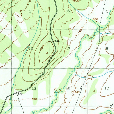 United States Geological Survey Livengood B-3, AK (1954, 63360-Scale) digital map