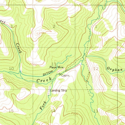 United States Geological Survey Livengood B-6, AK (1956, 63360-Scale) digital map