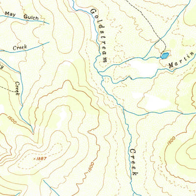 United States Geological Survey Livengood C-3, AK (1954, 63360-Scale) digital map