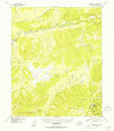 United States Geological Survey Livengood C-4, AK (1954, 63360-Scale) digital map