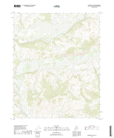 United States Geological Survey Livengood C-4 NW, AK (2017, 25000-Scale) digital map