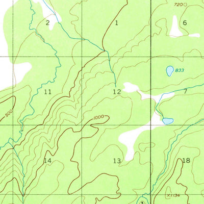 United States Geological Survey Livengood C-6, AK (1956, 63360-Scale) digital map